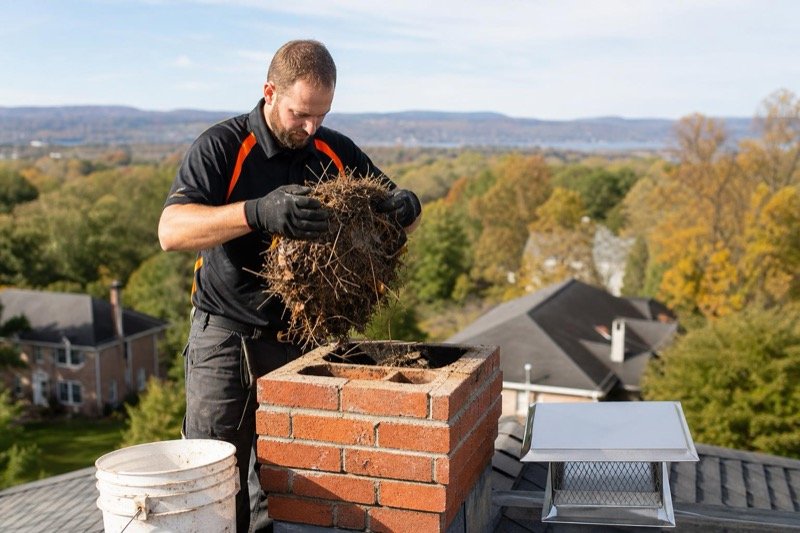 Animal & Bird Nest Removal in progress